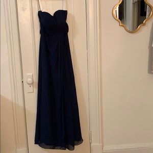 Azazie strapless dress